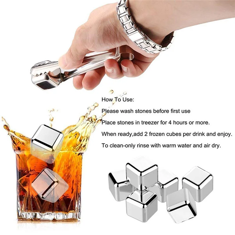 Whiskey Stone Set - Juego de cubitos de hielo de