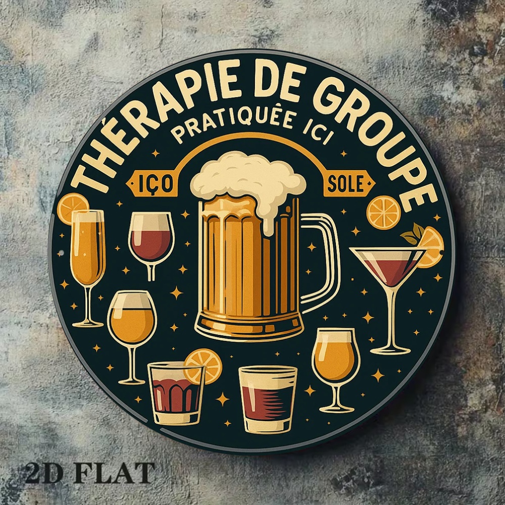 Letrero Metálico Vintage Redon - Beer And Wine Quote reseña y precio