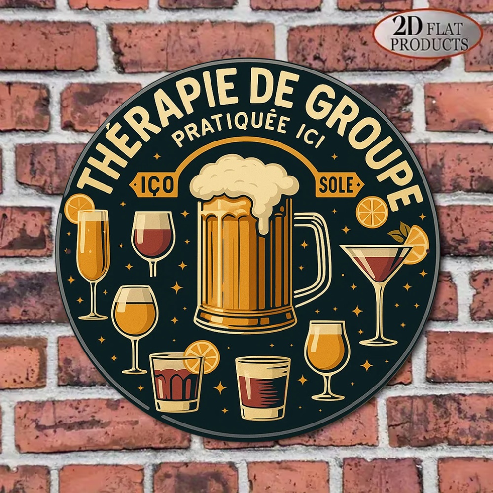 Letrero Metálico Vintage Redon - Beer And Wine Quote reseña y precio
