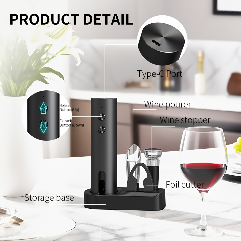 Sacacorchos Eléctrico Automáti - Wine Opener Electric reseña y precio