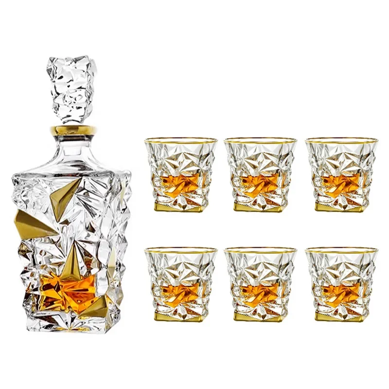 Taza de whisky pintada en oro  - Wine Beer Pairing reseña y precio