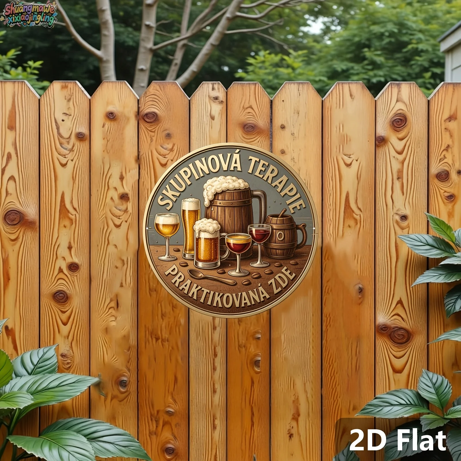 Letreros de madera 2D con cita - Beer And Wine Quote reseña y precio