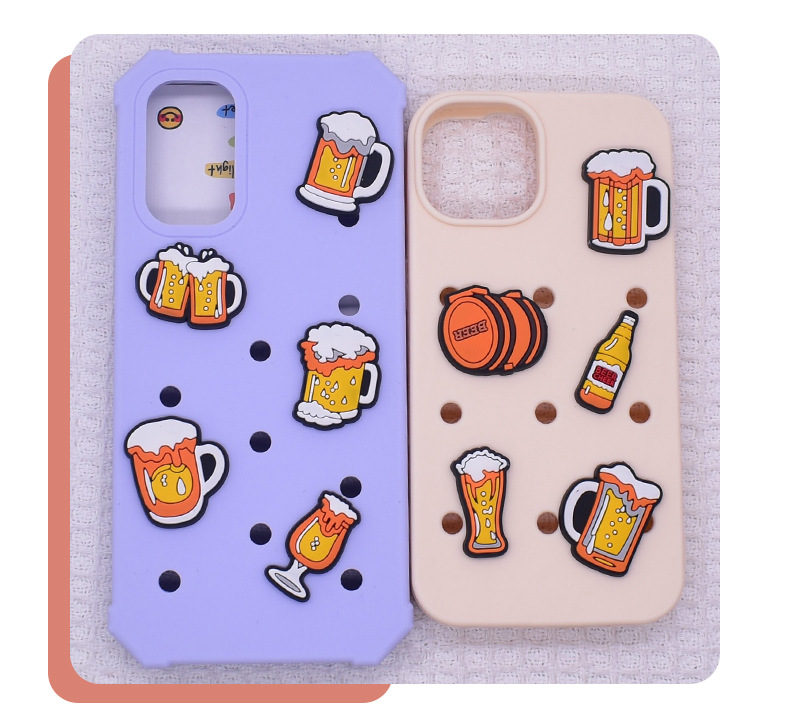 Set de Adornos para Zapatos de - Beer And Wine Quote reseña y precio