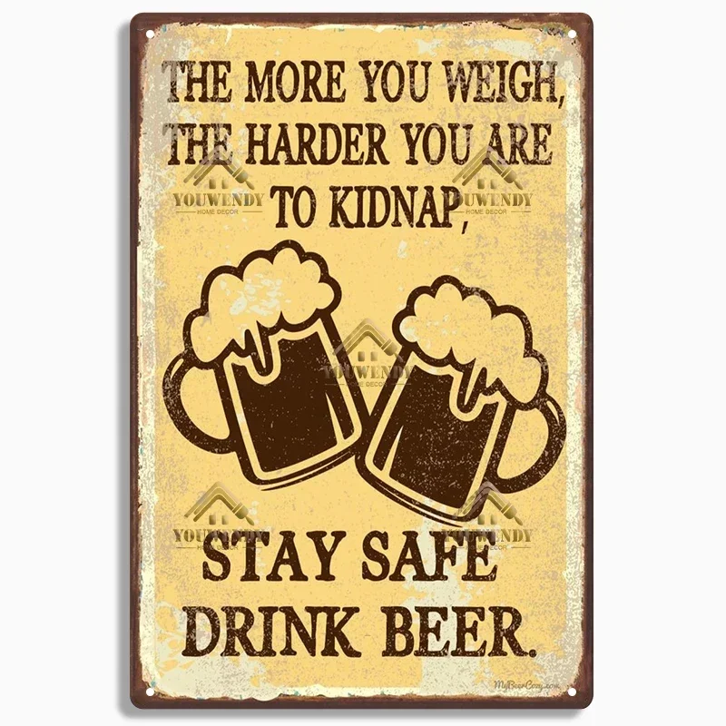 Letrero decorativo para Bar y  - Beer And Wine Quote reseña y precio