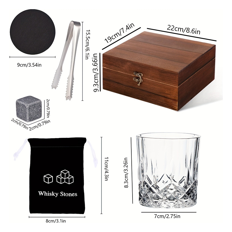Set de Regalo de Piedras para  - Whiskey Stone Set reseña y precio