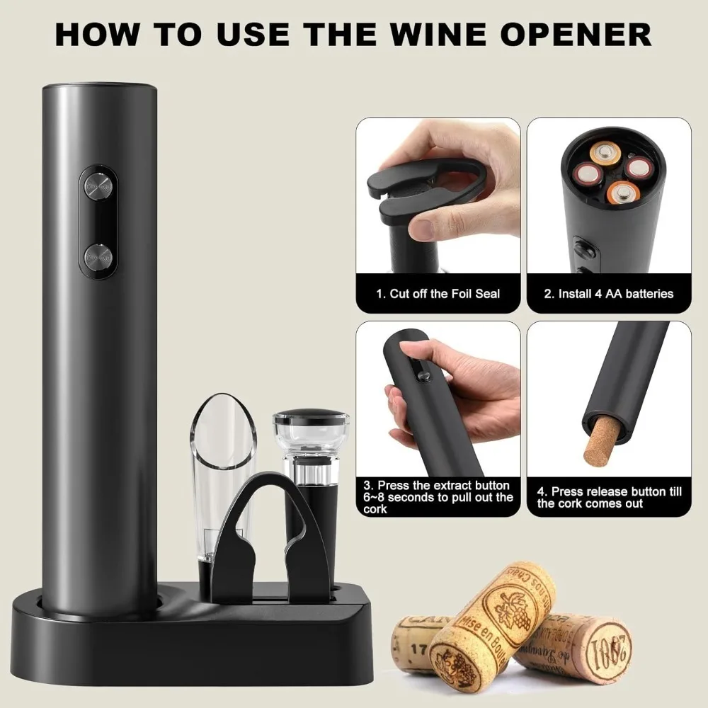 Juego de abridor de botellas d - Wine Opener Electric reseña y precio
